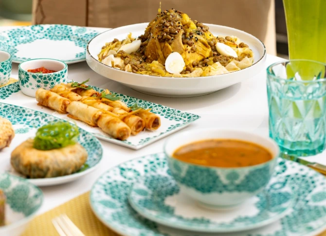Dishes & Appetizers selection