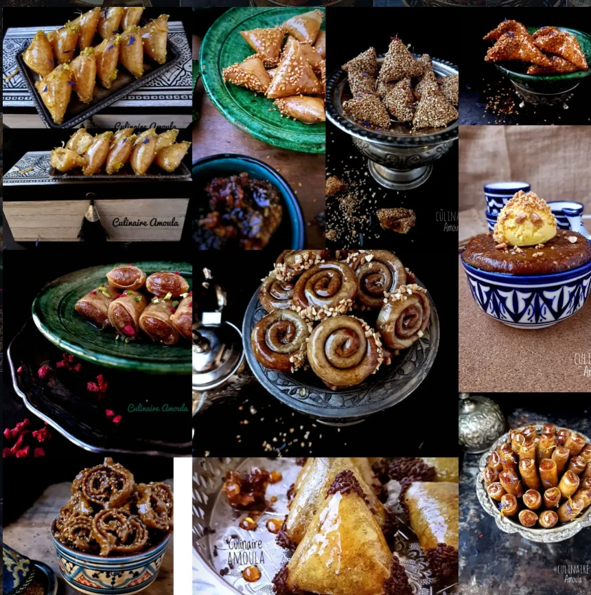 Moroccan sweets collection