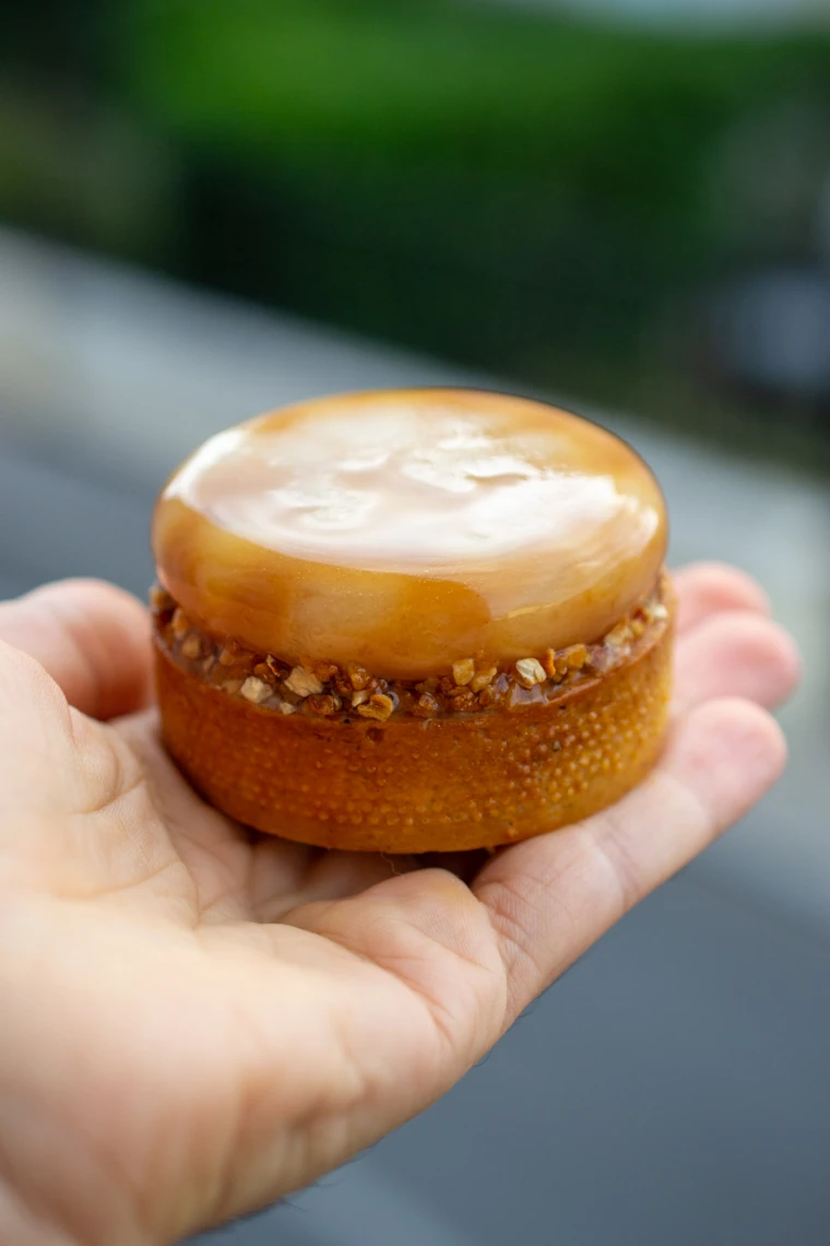 Pear tarte Tatin