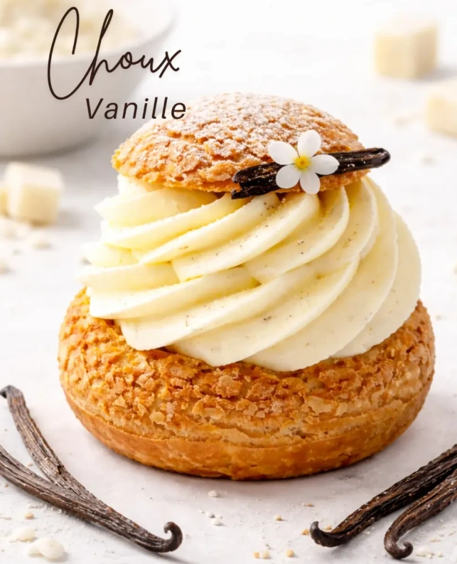 Vanilla choux pastry